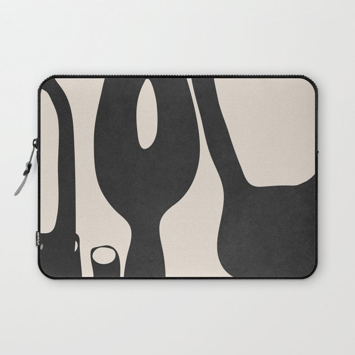 Abstract Art Minimal Vases Laptop Sleeve Gallery Image 1