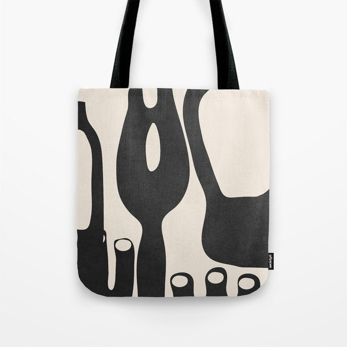 Abstract Art Minimal Vases Tote Bag Gallery Image 1