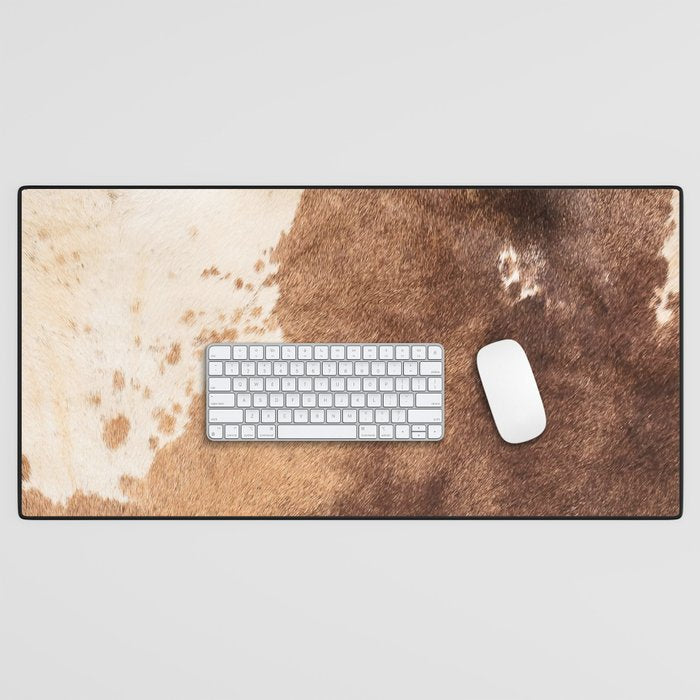 Faux Cowhide Leather [ii.2021] Desk Mat Gallery Image 1