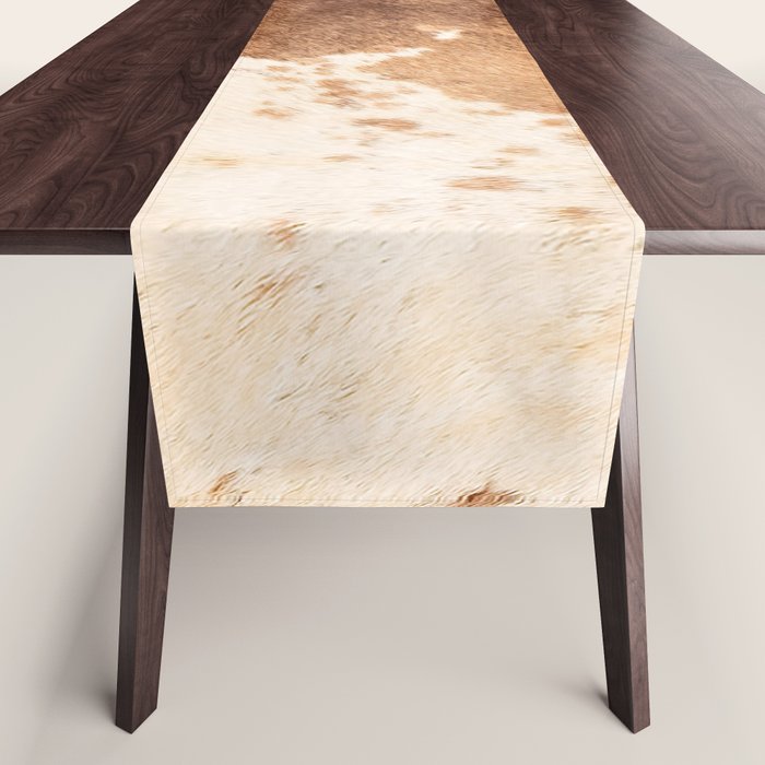 Faux Cowhide Leather [ii.2021] Table Runner Gallery Image 1