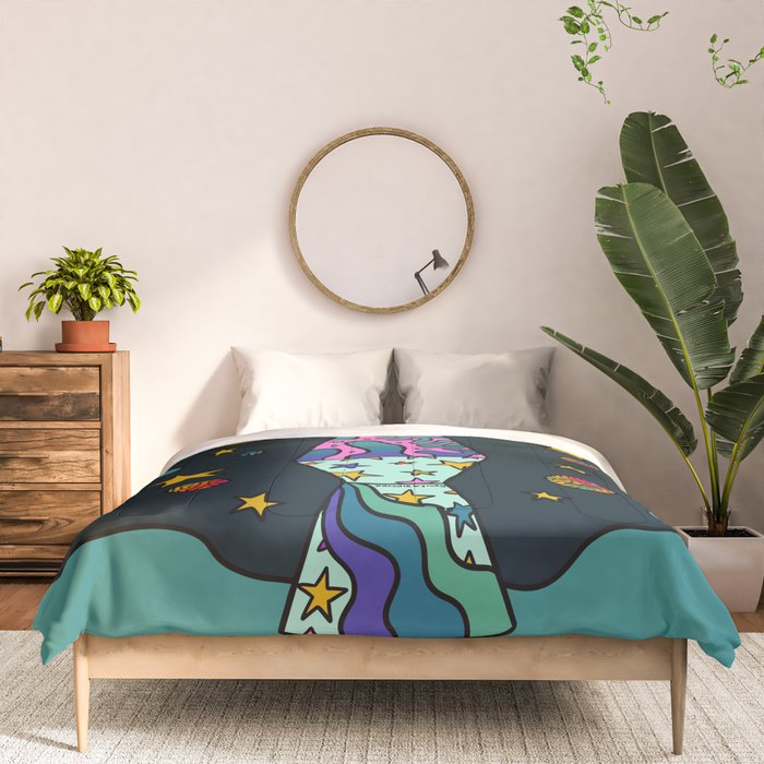 Aquarius Lava Lamp Comforter Gallery Image 3