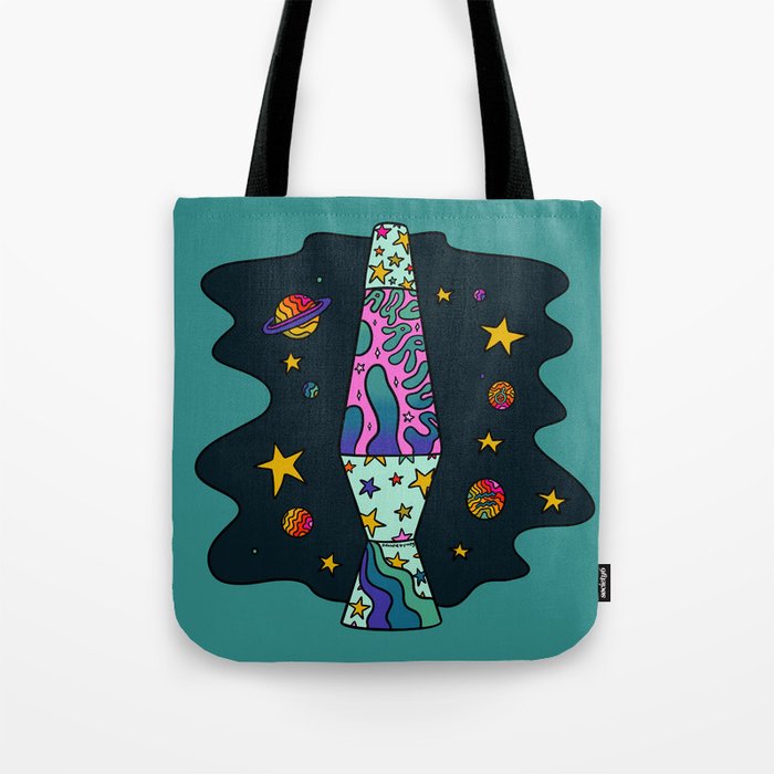 Aquarius Lava Lamp Tote Bag Gallery Image 1