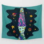 Aquarius Lava Lamp Wall Tapestry Gallery Image 4