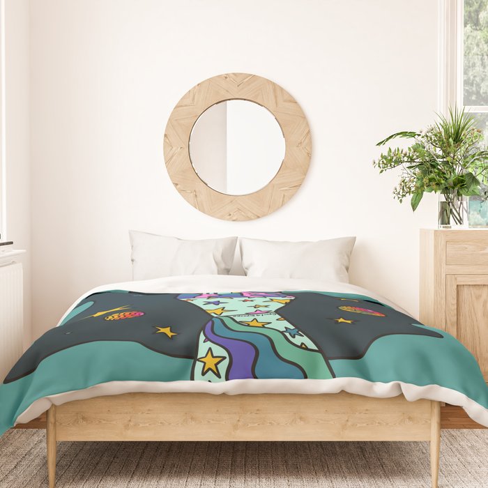 Aquarius Lava Lamp Duvet Cover Gallery Image 3