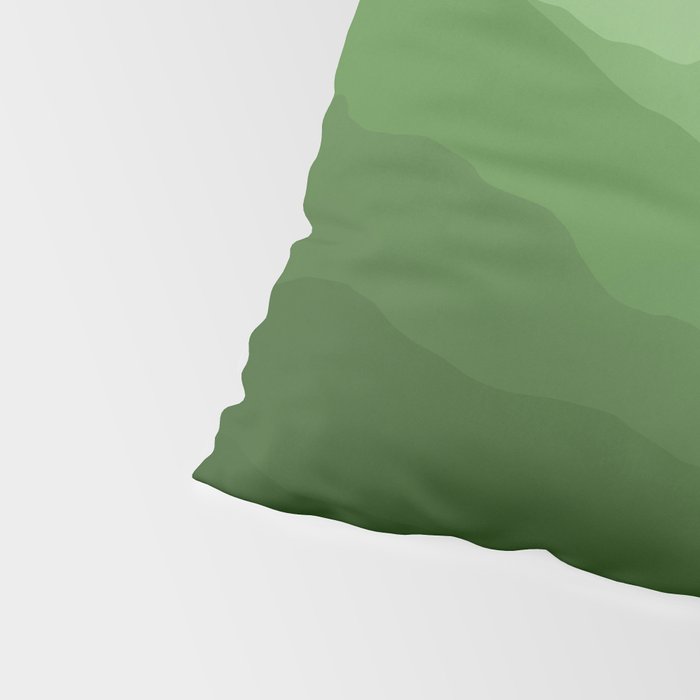 Magical Mountains in Green Pillow Sham Gallery Image 4