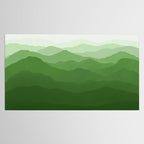 Magical Mountains in Green Tablecloth Gallery Image 2