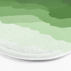 Magical Mountains in Green Bath Mat Gallery Image 3