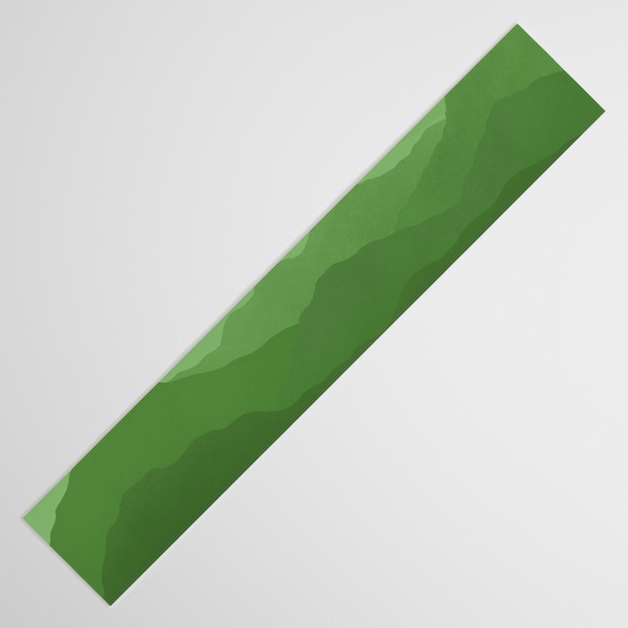 Magical Mountains in Green Table Runner Gallery Image 3