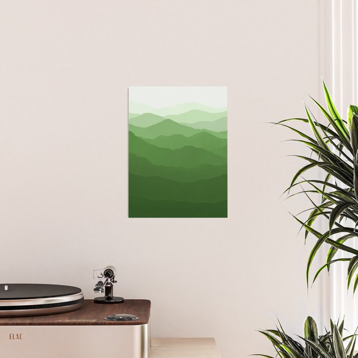 Magical Mountains in Green Poster Gallery Image 2