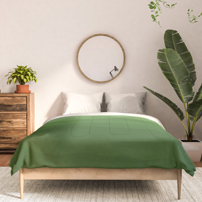 Magical Mountains in Green Comforter Gallery Image 3