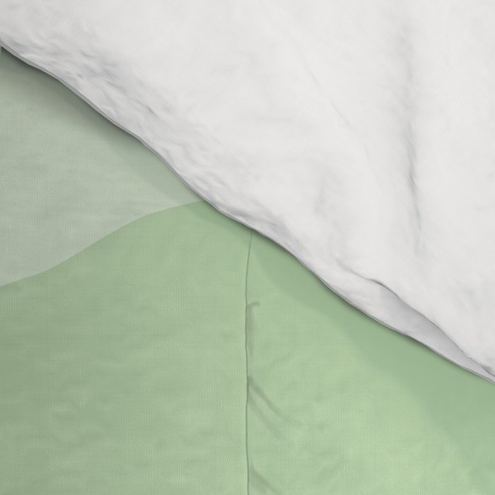 Magical Mountains in Green Comforter Gallery Image 4
