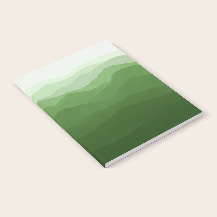Magical Mountains in Green Notebook Gallery Image 2