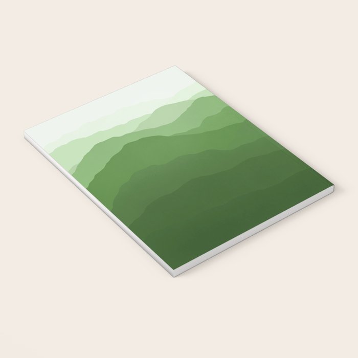 Magical Mountains in Green Notebook Gallery Image 3