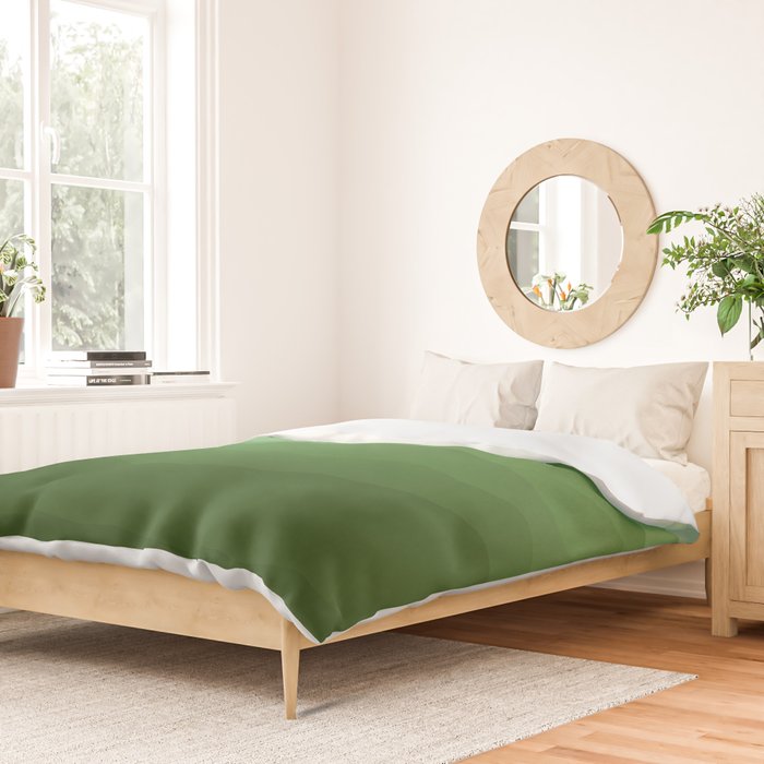 Magical Mountains in Green Duvet Cover Gallery Image 2