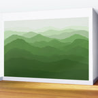 Magical Mountains in Green Wall Mural Gallery Image 2