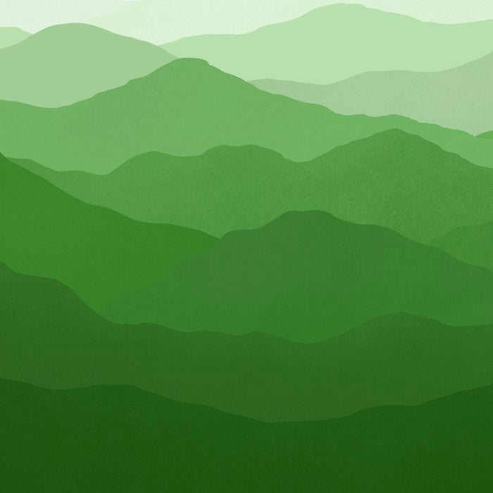 Magical Mountains in Green Coffee Mug Gallery Image 2