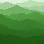 Magical Mountains in Green Coffee Mug Gallery Image 2