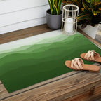 Magical Mountains in Green Outdoor Rug Gallery Image 2