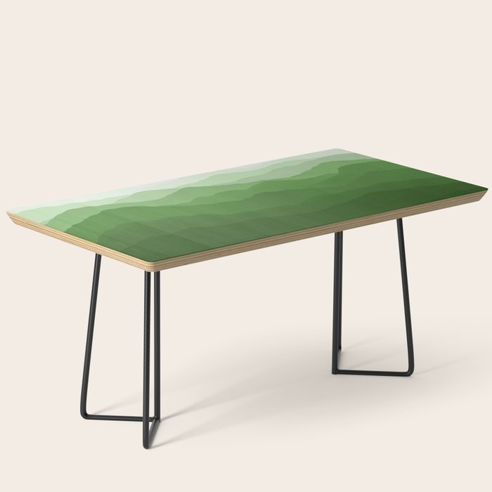 Magical Mountains in Green Coffee Table Gallery Image 1