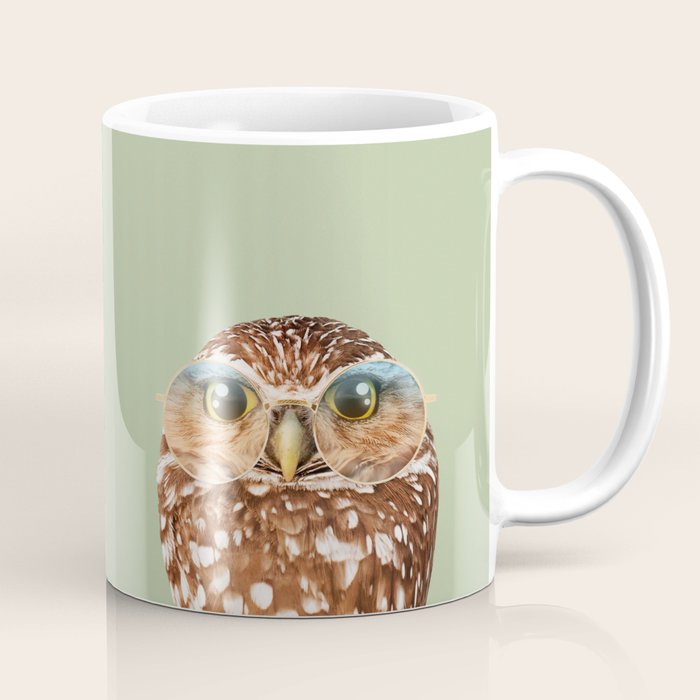 OWL WITH GLASSES Coffee Mug Gallery Image 1