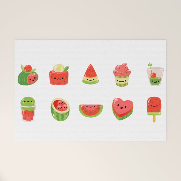 Watermelon Welcome Mat Gallery Image 1