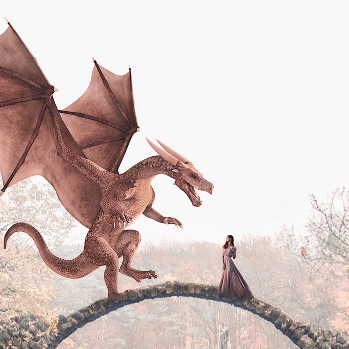 Dragon & Princess Coffee Mug Gallery Image 2