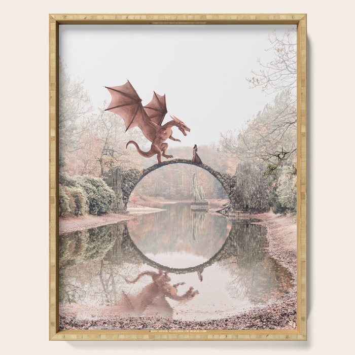Dragon & Princess Serving Tray Gallery Image 1