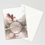 Dragon & Princess Stationery Card Gallery Image 2