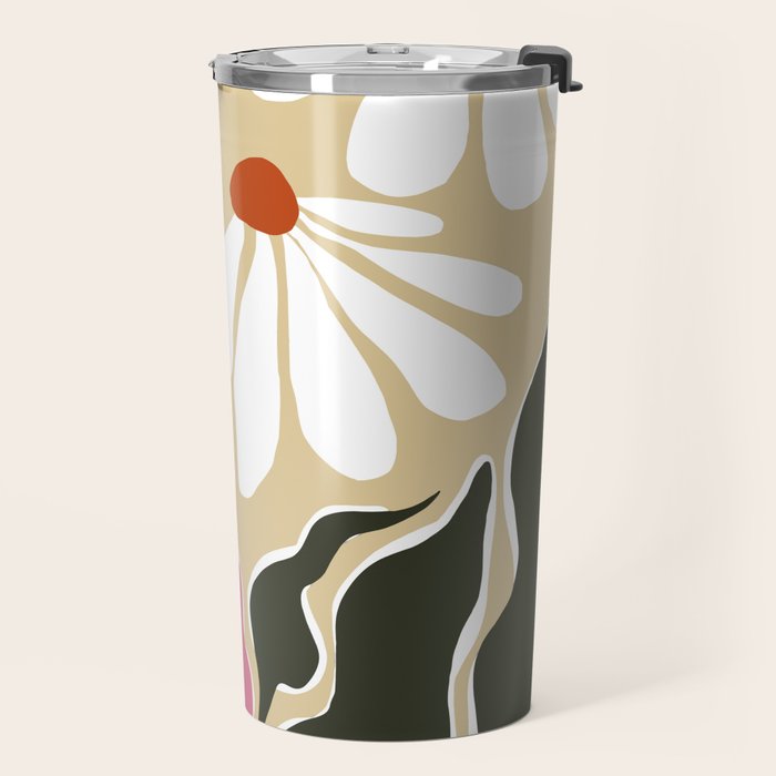 70's Retro garden   Travel Mug Gallery Image 2
