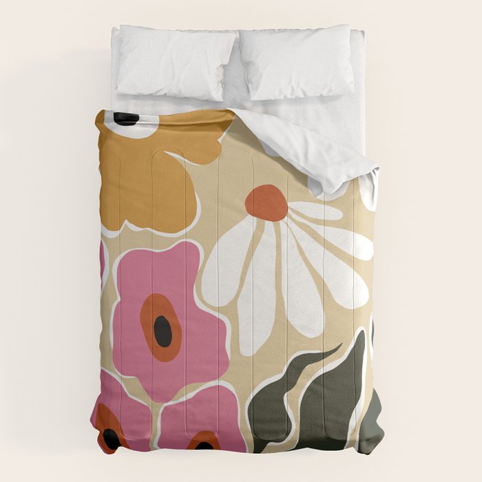 70's Retro garden   Comforter Gallery Image 1