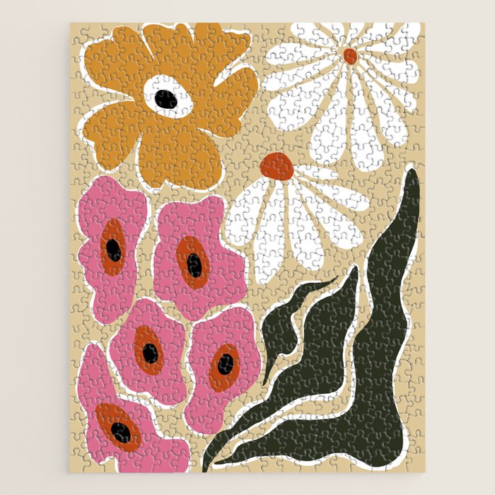 70's Retro garden   Jigsaw Puzzle Gallery Image 1