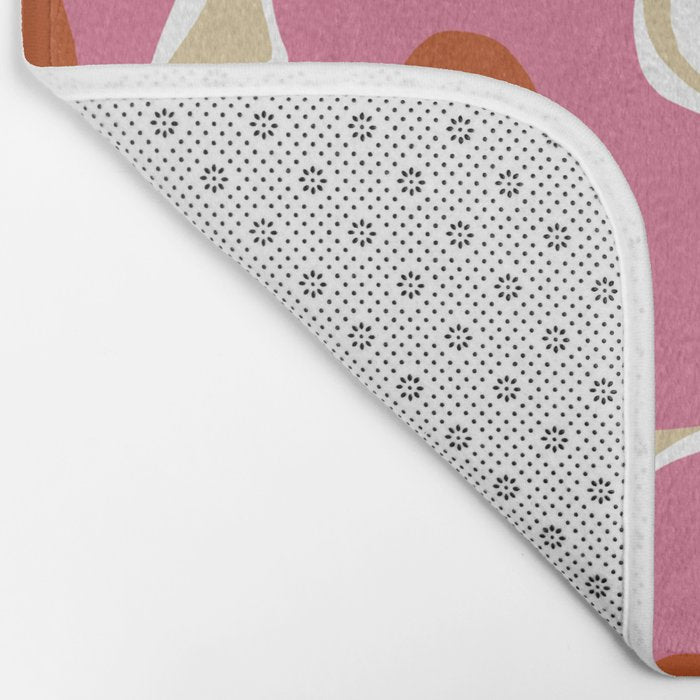 70's Retro garden   Bath Mat Gallery Image 2