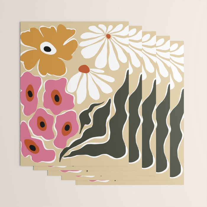 70's Retro garden   Wrapping Paper Gallery Image 3