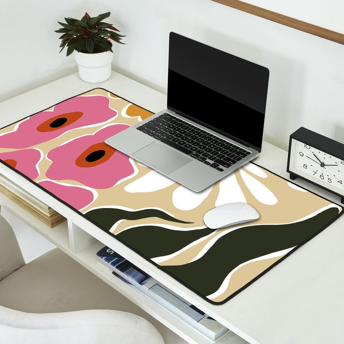 70's Retro garden   Desk Mat Gallery Image 2