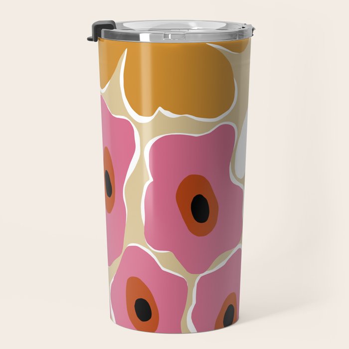 70's Retro garden   Travel Mug Gallery Image 3