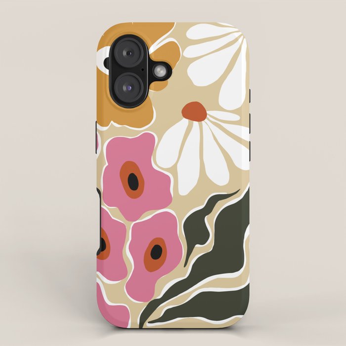 70's Retro garden   iPhone Case Gallery Image 1