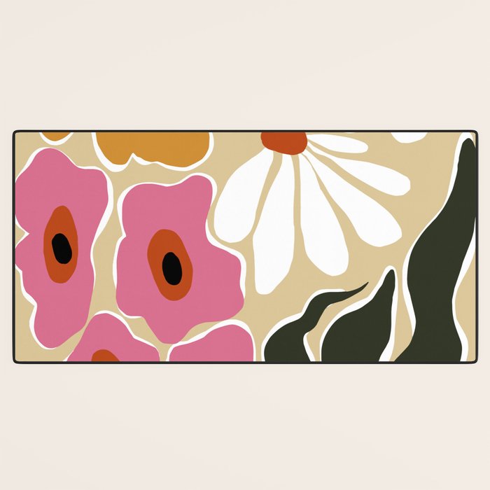 70's Retro garden   Desk Mat Gallery Image 3