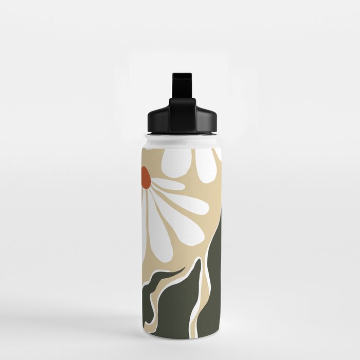 70's Retro garden   Water Bottle Gallery Image 2