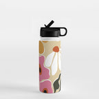 70's Retro garden   Water Bottle Gallery Image 1