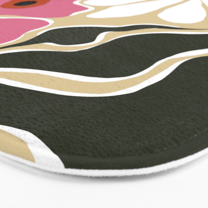 70's Retro garden   Bath Mat Gallery Image 3