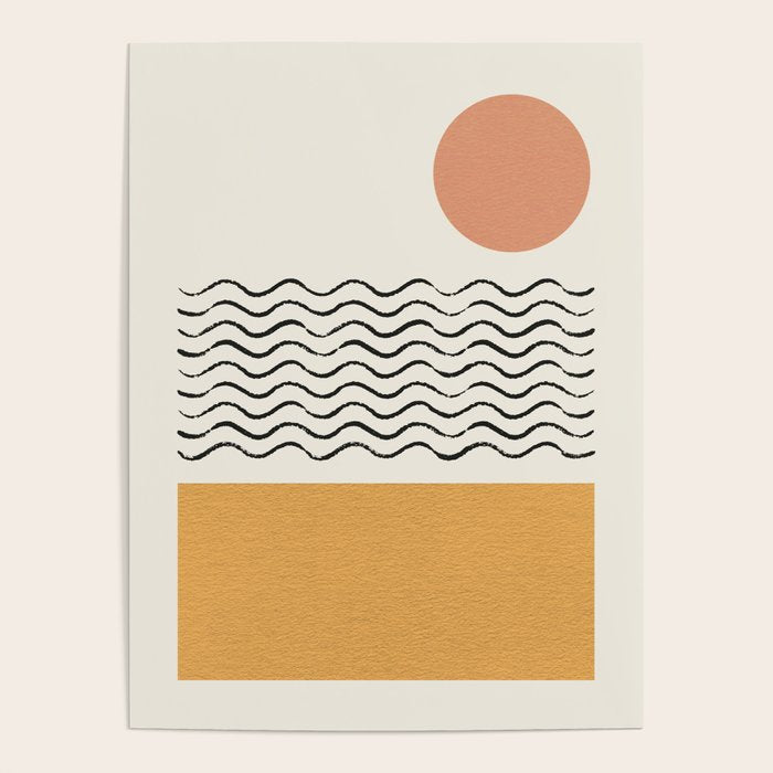 Sun Wave Beach - Abstract Poster Gallery Image 4