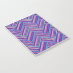 Knitted Textured Pattern Purple Notebook Gallery Image 3