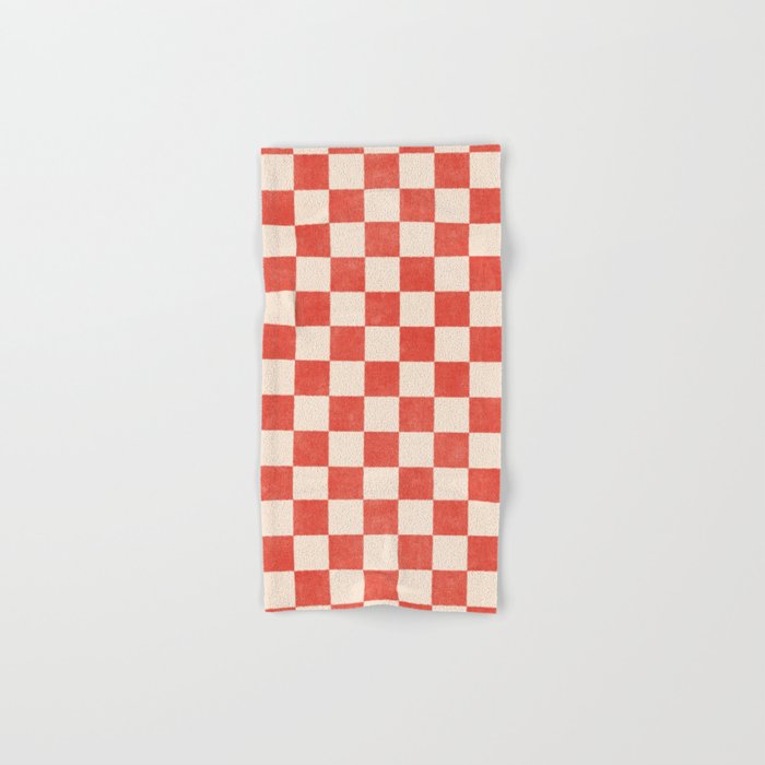 CHECKER - 001 - Cayenne Bath Towel Gallery Image 1