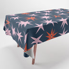 Pink Stars Pattern Tablecloth Gallery Image 1