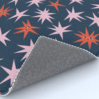 Pink Stars Pattern Rug Gallery Image 4
