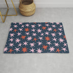 Pink Stars Pattern Rug Gallery Image 1