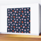 Pink Stars Pattern Wall Mural Gallery Image 2