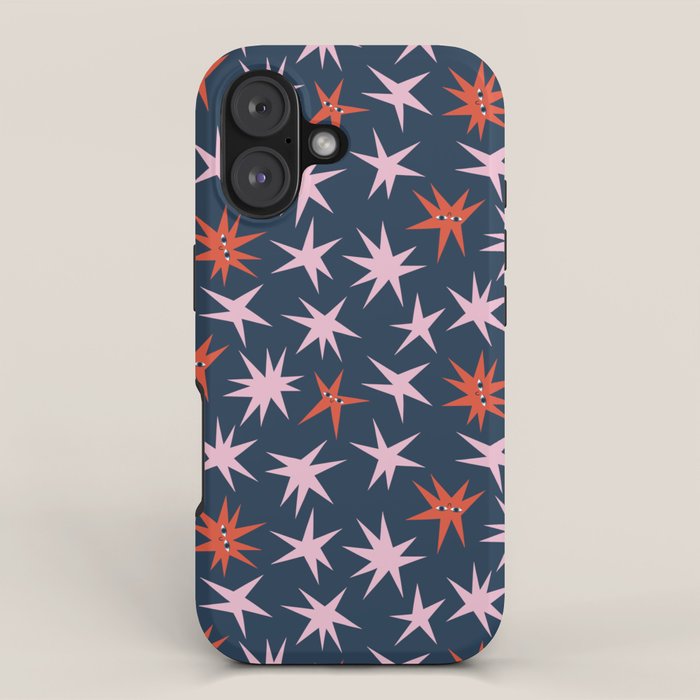 Pink Stars Pattern iPhone Case Gallery Image 1