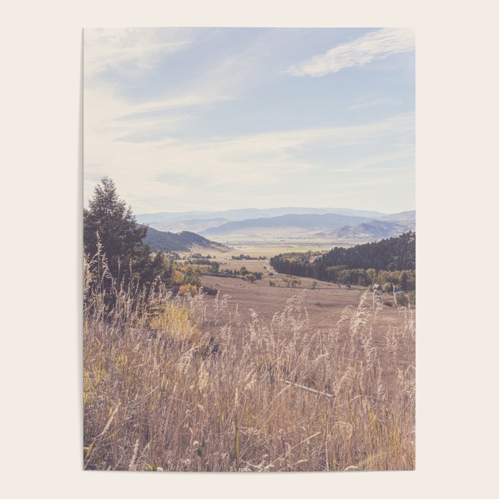 Montana Landscape Photography x Autumn in Paradise Valley Poster Gallery Image 1