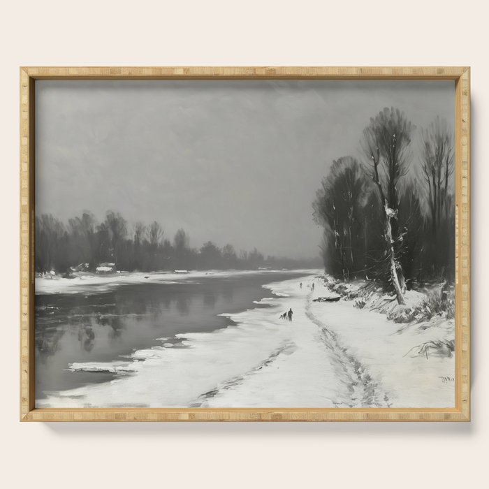 Snow Country II Serving Tray Gallery Image 1